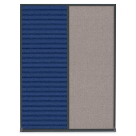 United Visual Products Single Door Radius Plus Corkboard, 18"X UV8000PLUS-GOLD-BLACK